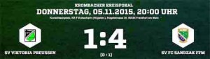 025 Sandzak POKAL 05.11.15